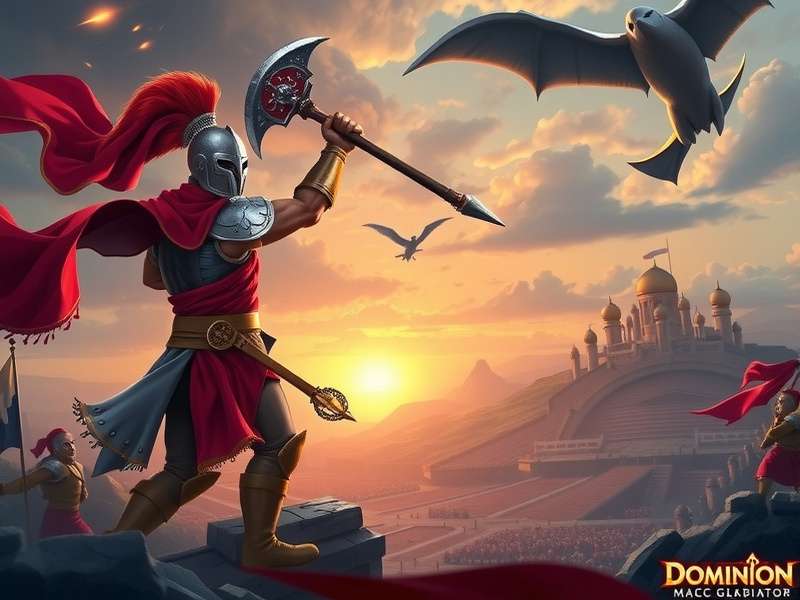 Dominion Mace Gladiator Game Banner